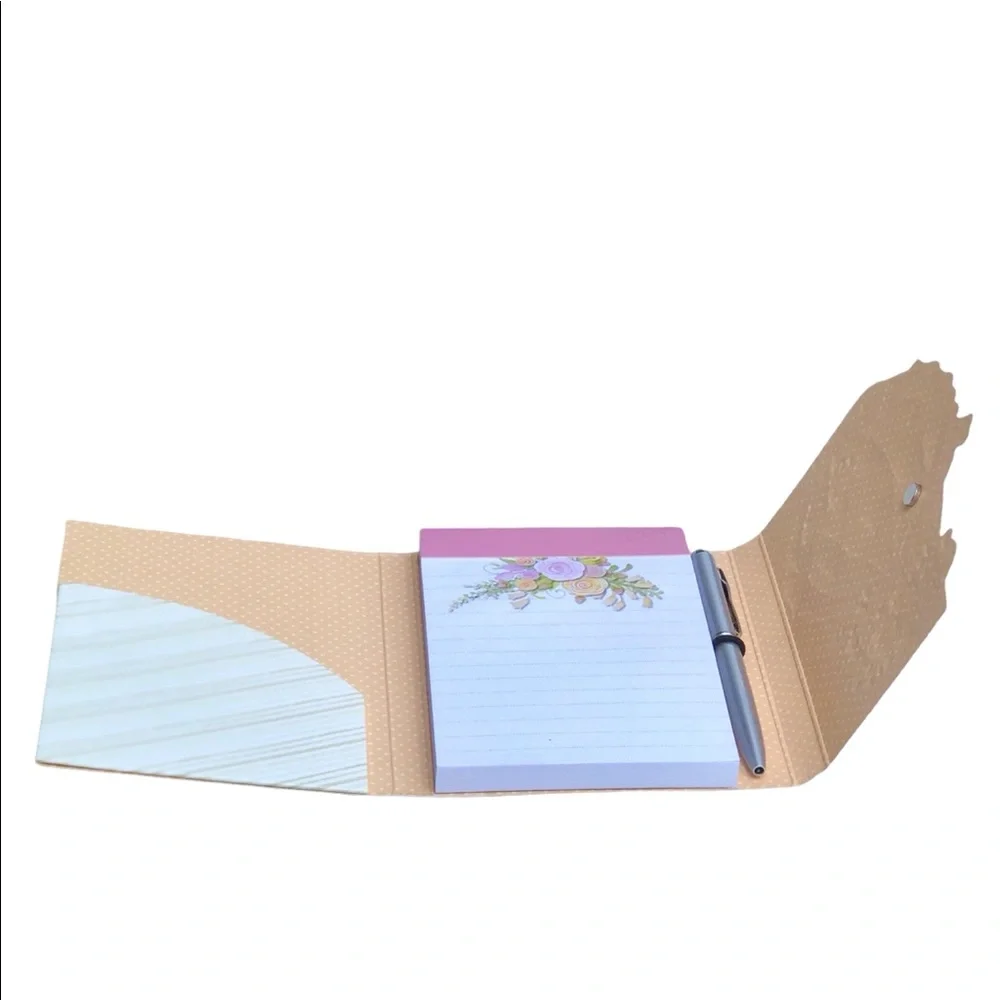 Pictura Hot Air Balloon Embossed Purse NotePad with Pen (1005.039)
